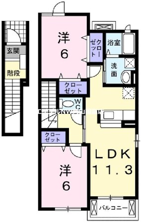 セレーノ　Ｄの物件間取画像